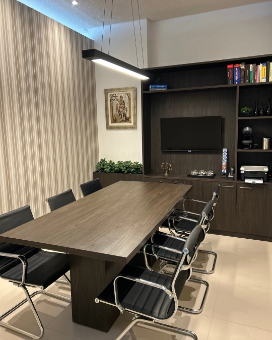 Sala de reuniões do escritório